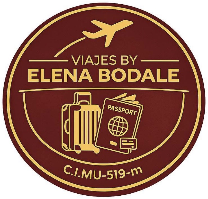 Logo Viajes by Elena Bodale